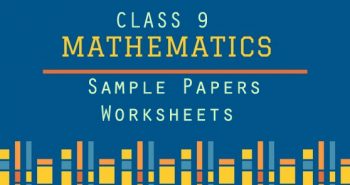 CBSE Sample Papers for Class 9 Maths 2021 | Solved