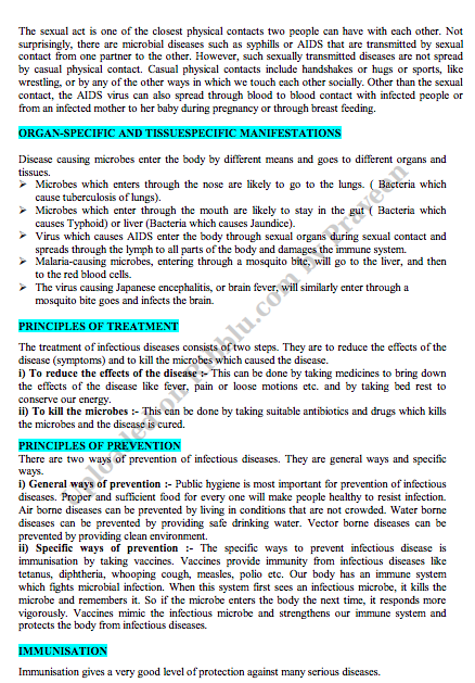 CBSE Class 9 Biology Chapter-Wise Notes 2021-2022