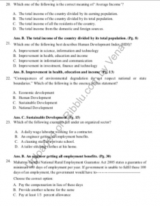 MCQ Questions For Class 10 Social Science With Answers