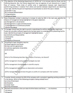 mcq questions on business plan